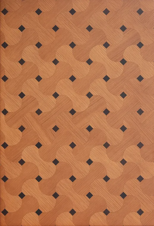 Hand-made marquetry veneer panel by Adorn World