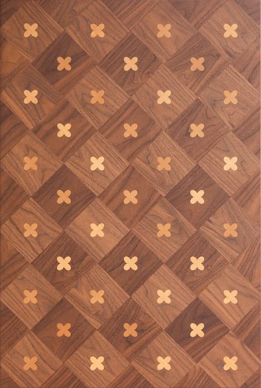 Hand-made marquetry veneer panel by Adorn World