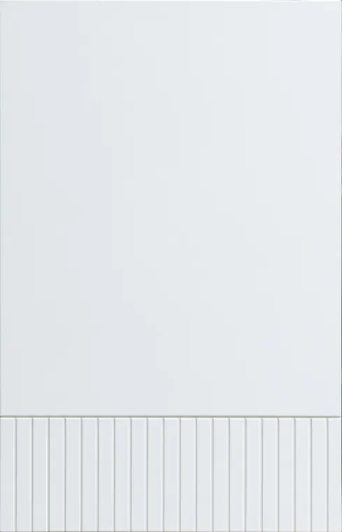 HADA — part-fluted, two-tone cabinet door profile by Adorn World