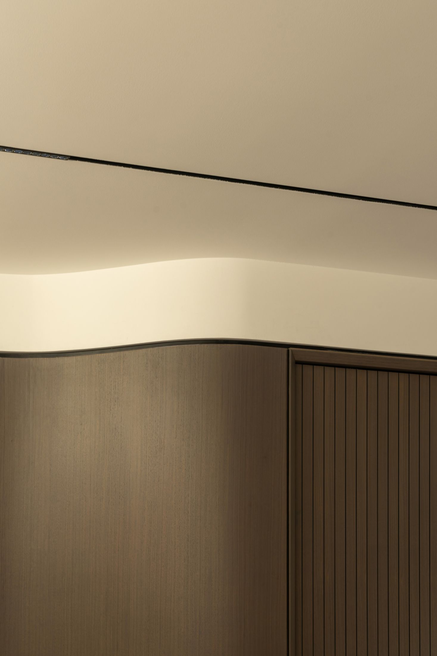 Kumiko project, Tokyo — bespoke walnut, cane and stone cabinetry by Adorn World, view 7