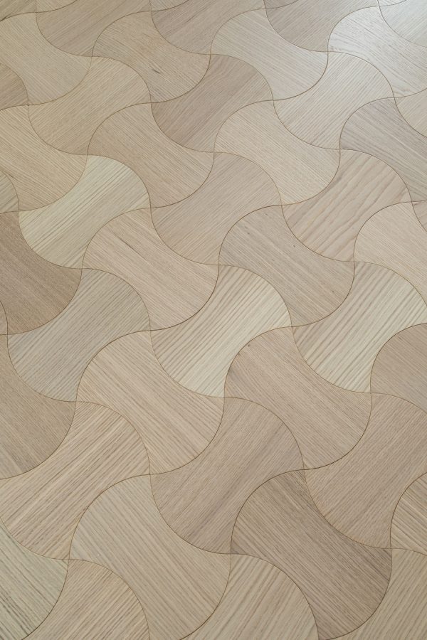 YXX11 White Oak Dogbone Designer Luxury Floorboards - premium Australian flooring with unique dogbone pattern in white oak