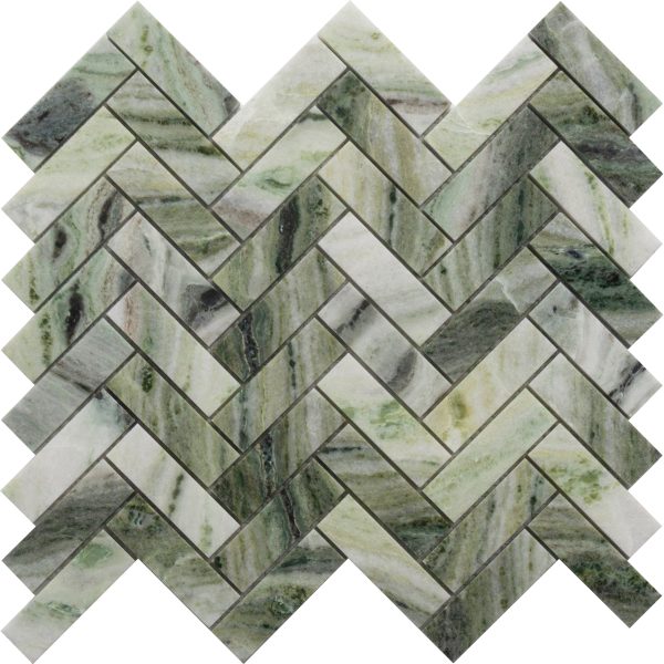 Herringbone Marble Mosaic Tile Collection - Image 8