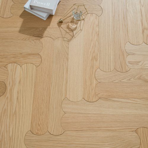 Oak Puzzle Floorboard - Luxury Design Floorboard with unique interlocking oak pattern